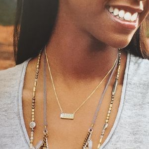 Silpada KR Crossbar Necklace